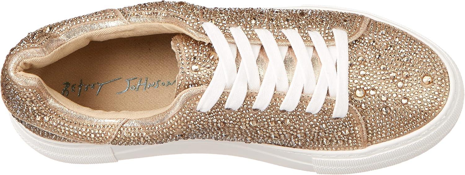 image:imageBetsey Johnson Womens Sidny SneakerLight Gold
