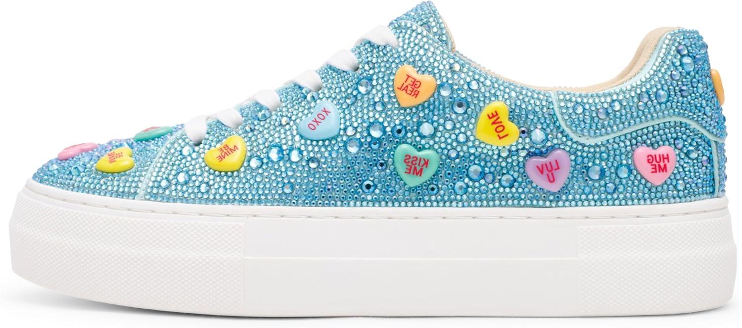 image:imageBetsey Johnson Womens Sidny SneakerMint Multi Heart