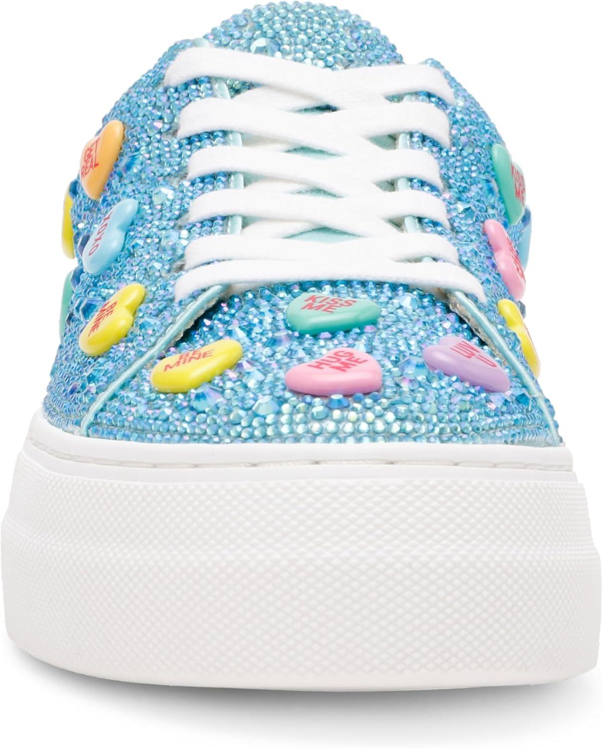 image:imageBetsey Johnson Womens Sidny SneakerMint Multi Heart