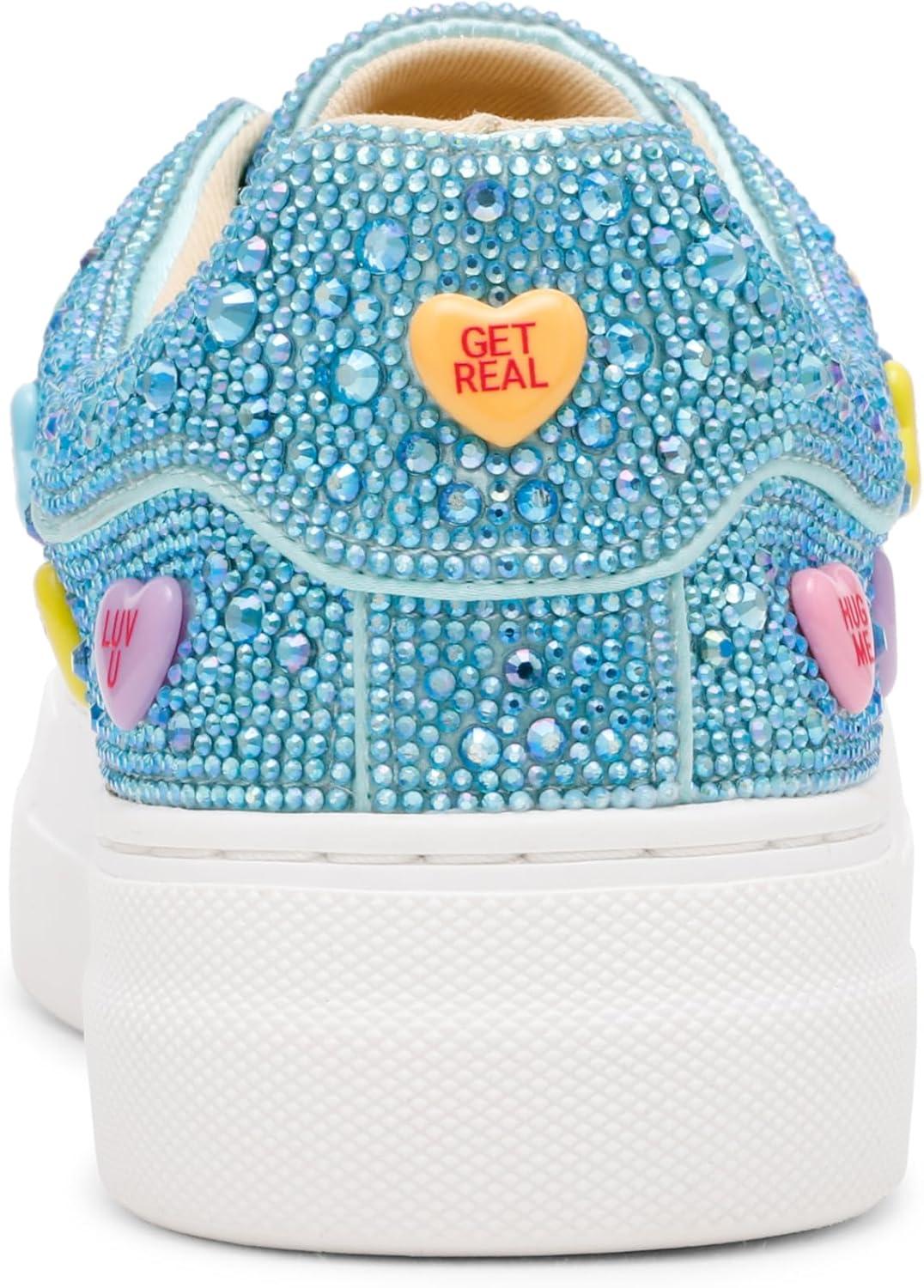 image:imageBetsey Johnson Womens Sidny SneakerMint Multi Heart