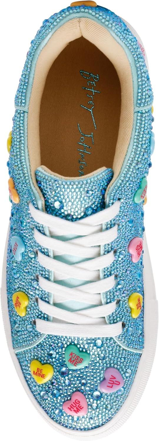 image:imageBetsey Johnson Womens Sidny SneakerMint Multi Heart