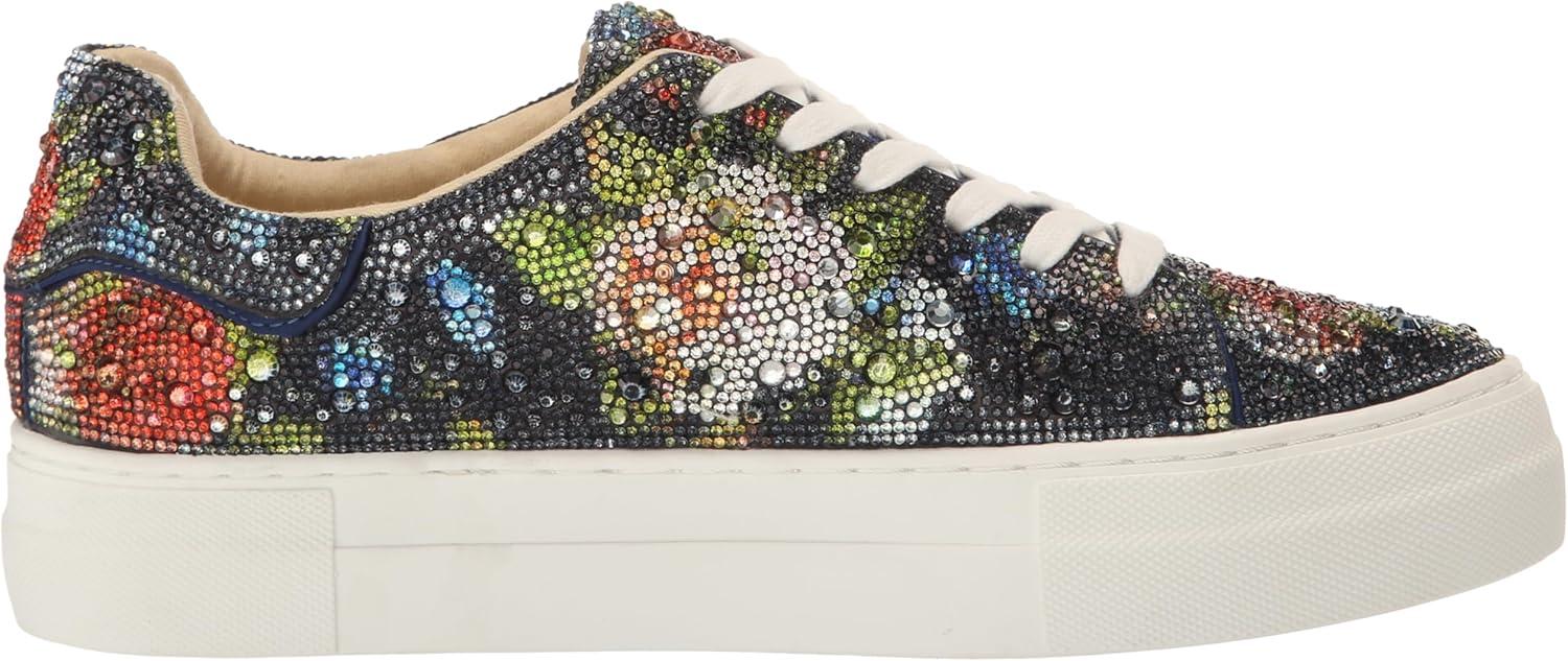 image:imageBetsey Johnson Womens Sidny SneakerNavy Floral