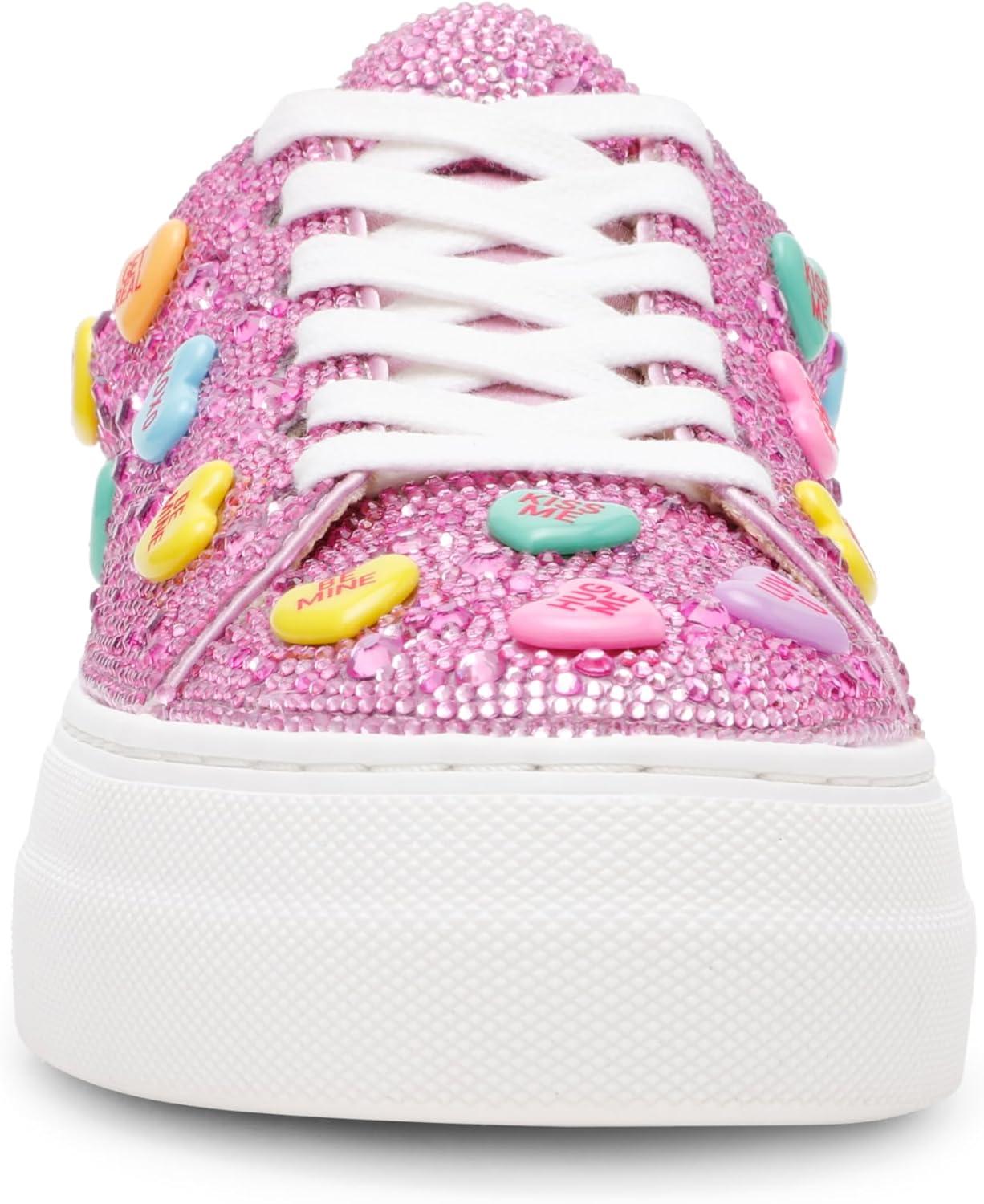image:imageBetsey Johnson Womens Sidny SneakerPink Multi Heart