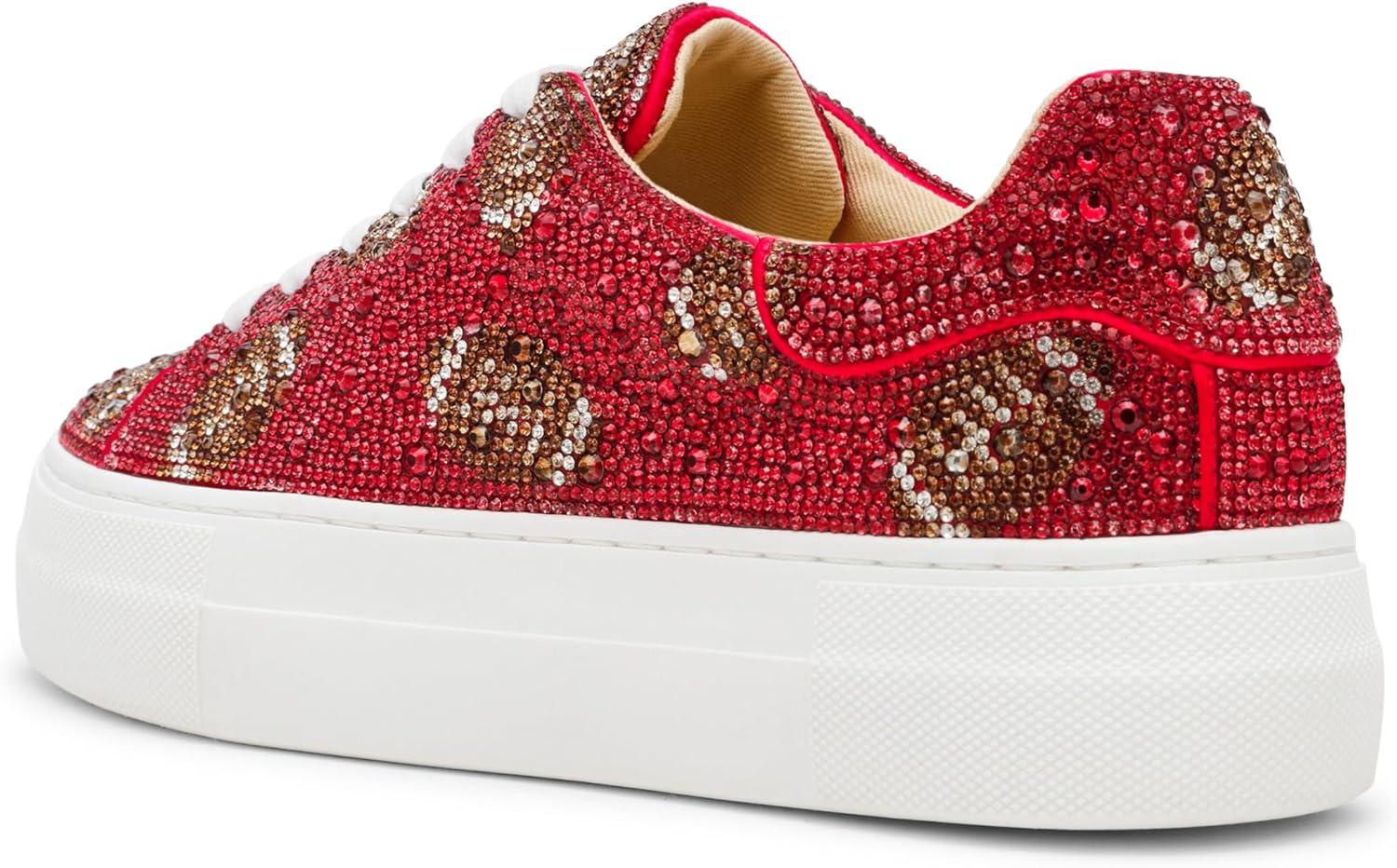 image:imageBetsey Johnson Womens Sidny SneakerRed Football