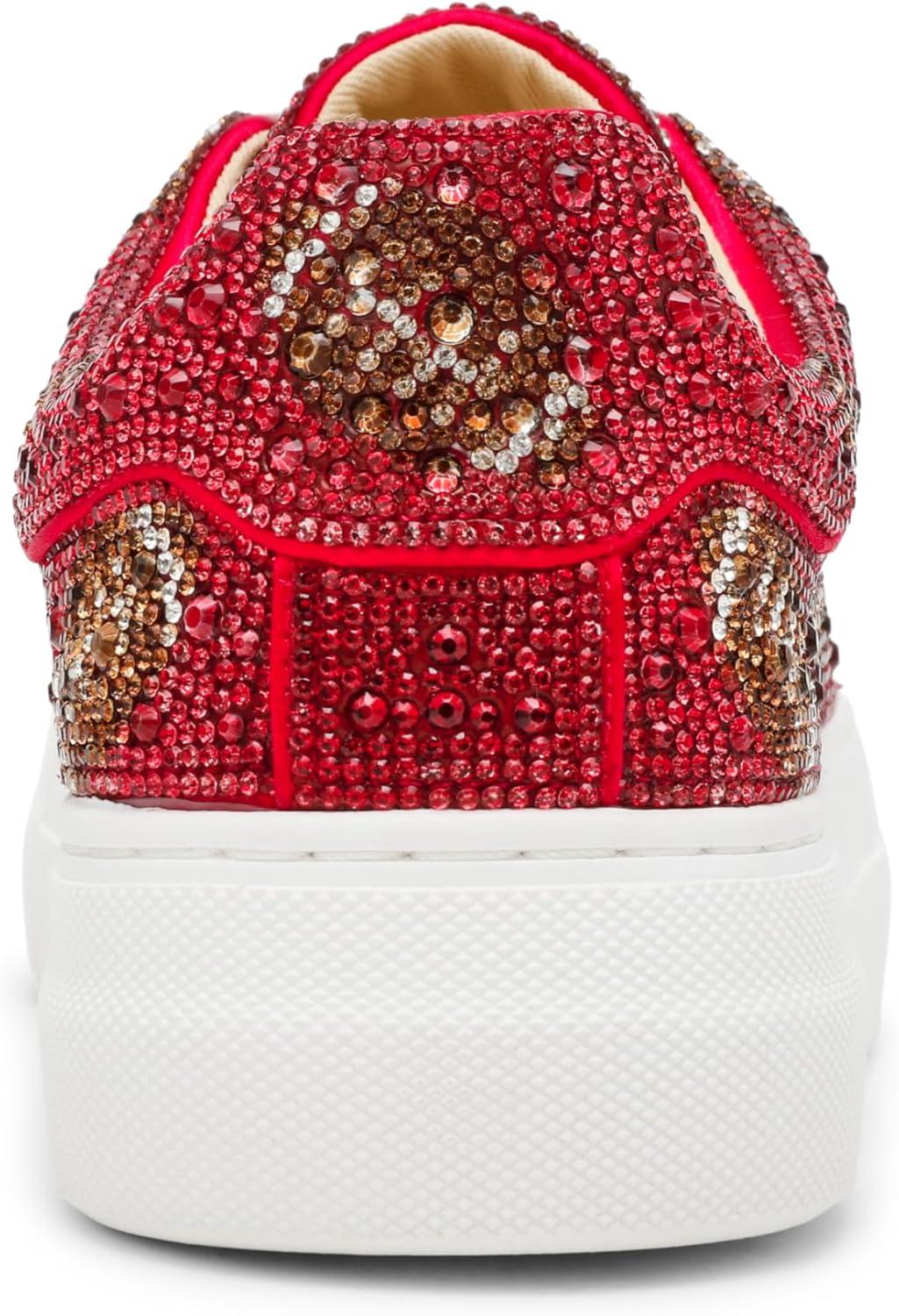 image:imageBetsey Johnson Womens Sidny SneakerRed Football