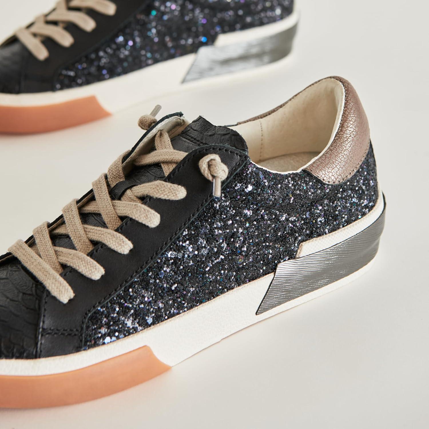 image:imageDolce Vita Womens Notice SneakerBlackShimmer S