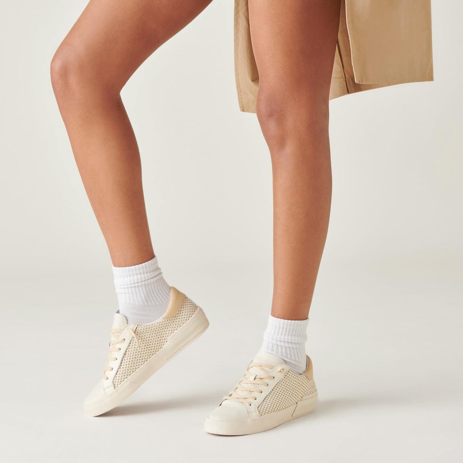image:imageDolce Vita Womens Notice SneakerTanCream Raffia