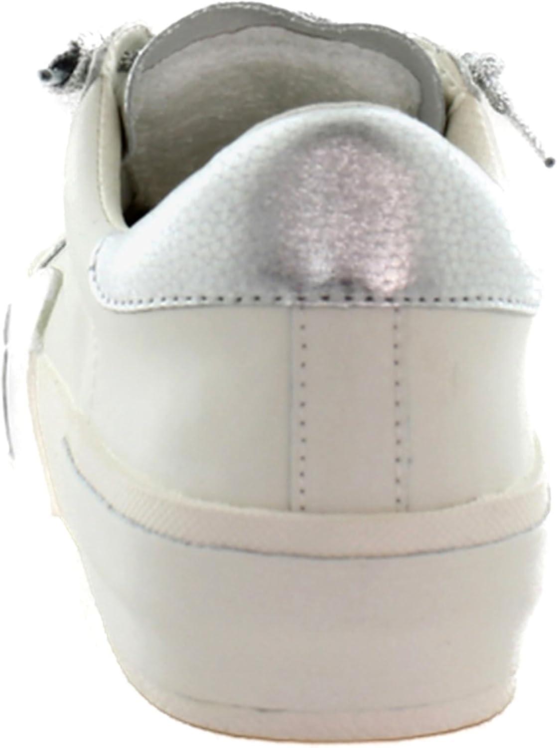 image:imageDolce Vita Womens Notice SneakerWhite Silver Leather