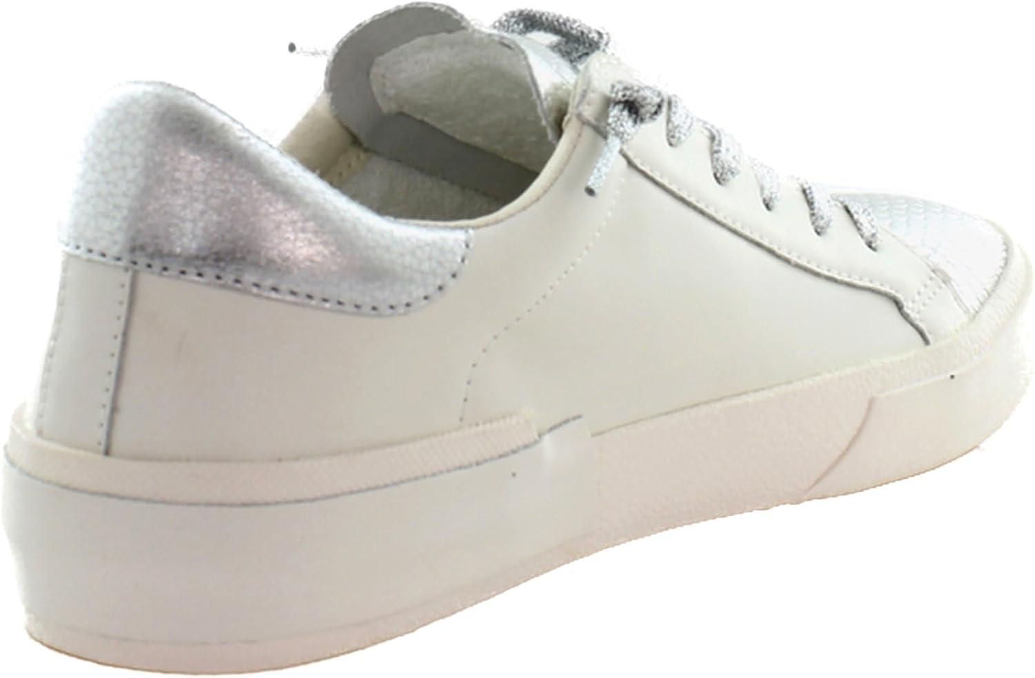 image:imageDolce Vita Womens Notice SneakerWhite Silver Leather