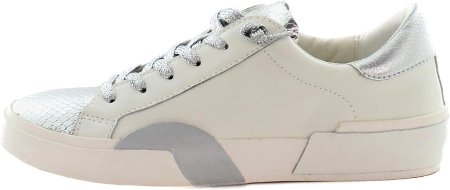 image:imageDolce Vita Womens Notice SneakerWhite Silver Leather
