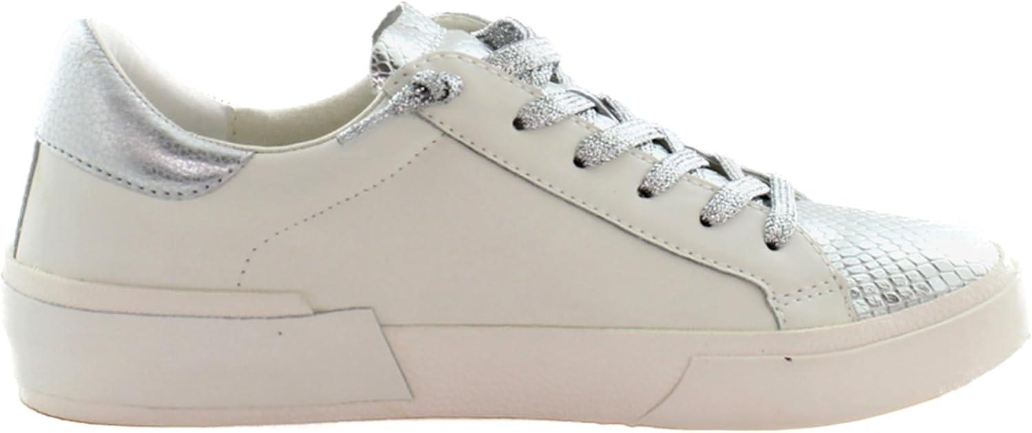 image:imageDolce Vita Womens Notice SneakerWhite Silver Leather