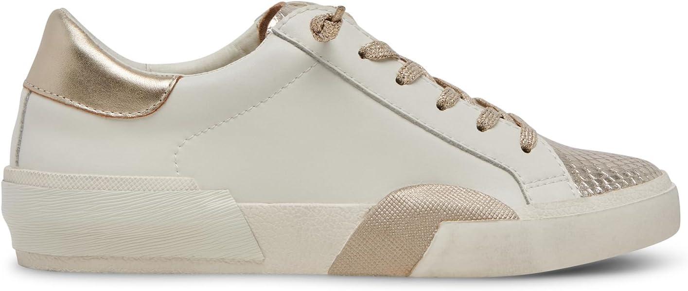 image:imageDolce Vita Womens Notice SneakerWhiteGold Leather