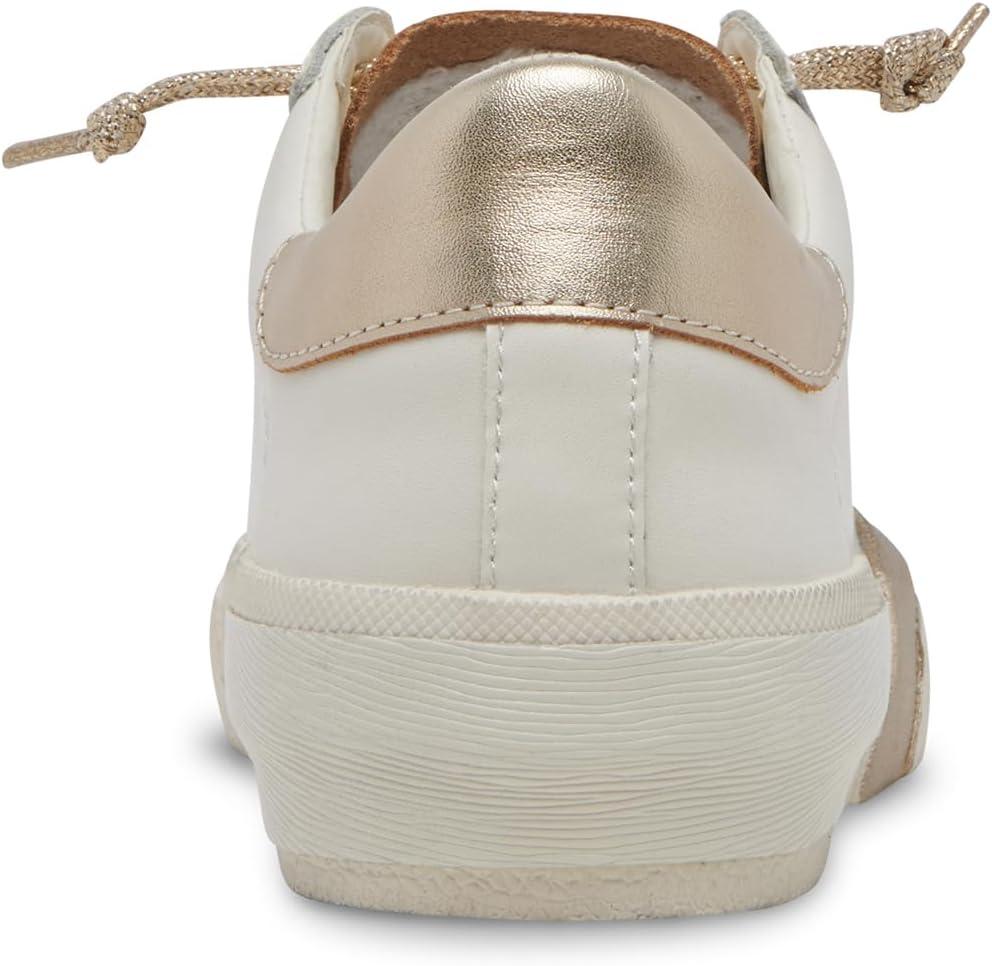 image:imageDolce Vita Womens Notice SneakerWhiteGold Leather