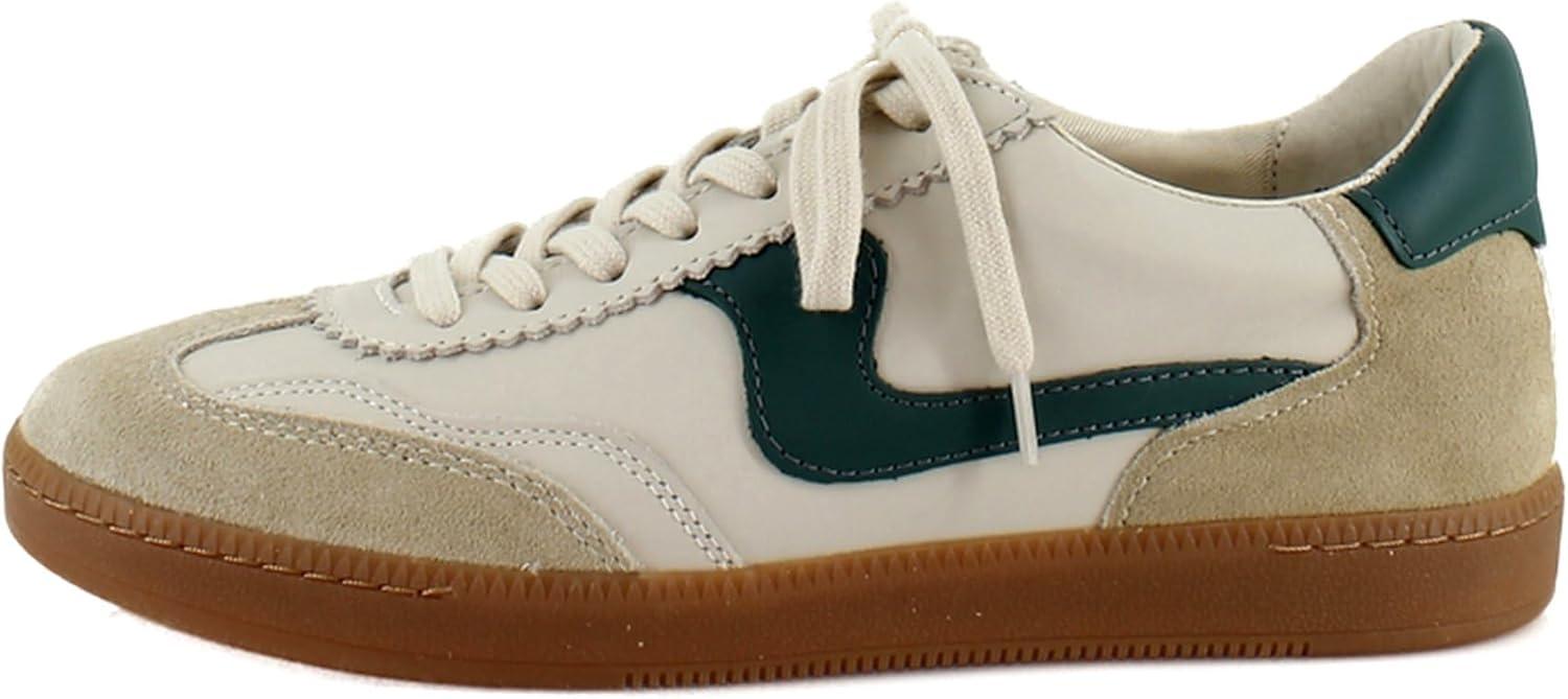 image:imageDolce Vita Womens Notice SneakerWhiteGreen Leather