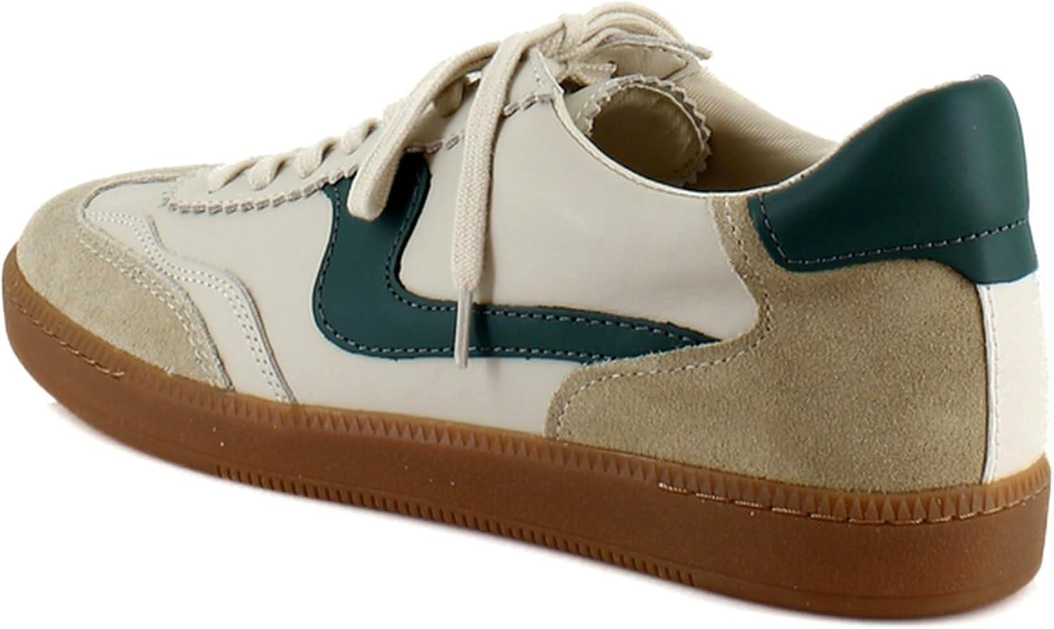 image:imageDolce Vita Womens Notice SneakerWhiteGreen Leather