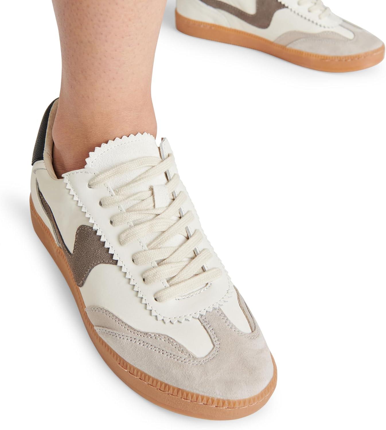 image:imageDolce Vita Womens Notice SneakerWhiteGrey Leather