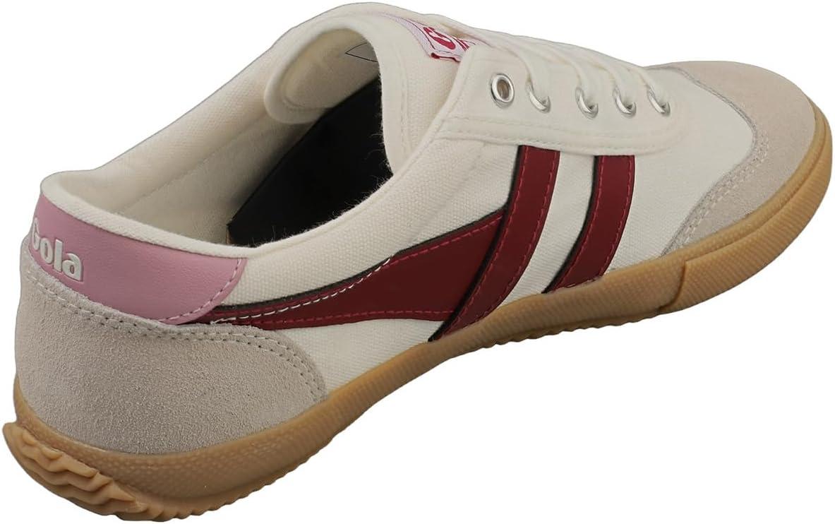 image:imageGola Womens Badminton Fashion SneakersOff White Fluro Pink