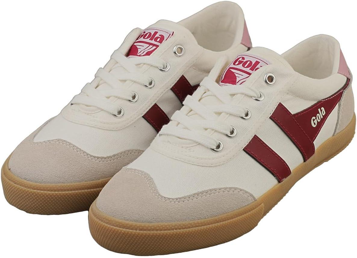 image:imageGola Womens Badminton Fashion SneakersOff White Fluro Pink