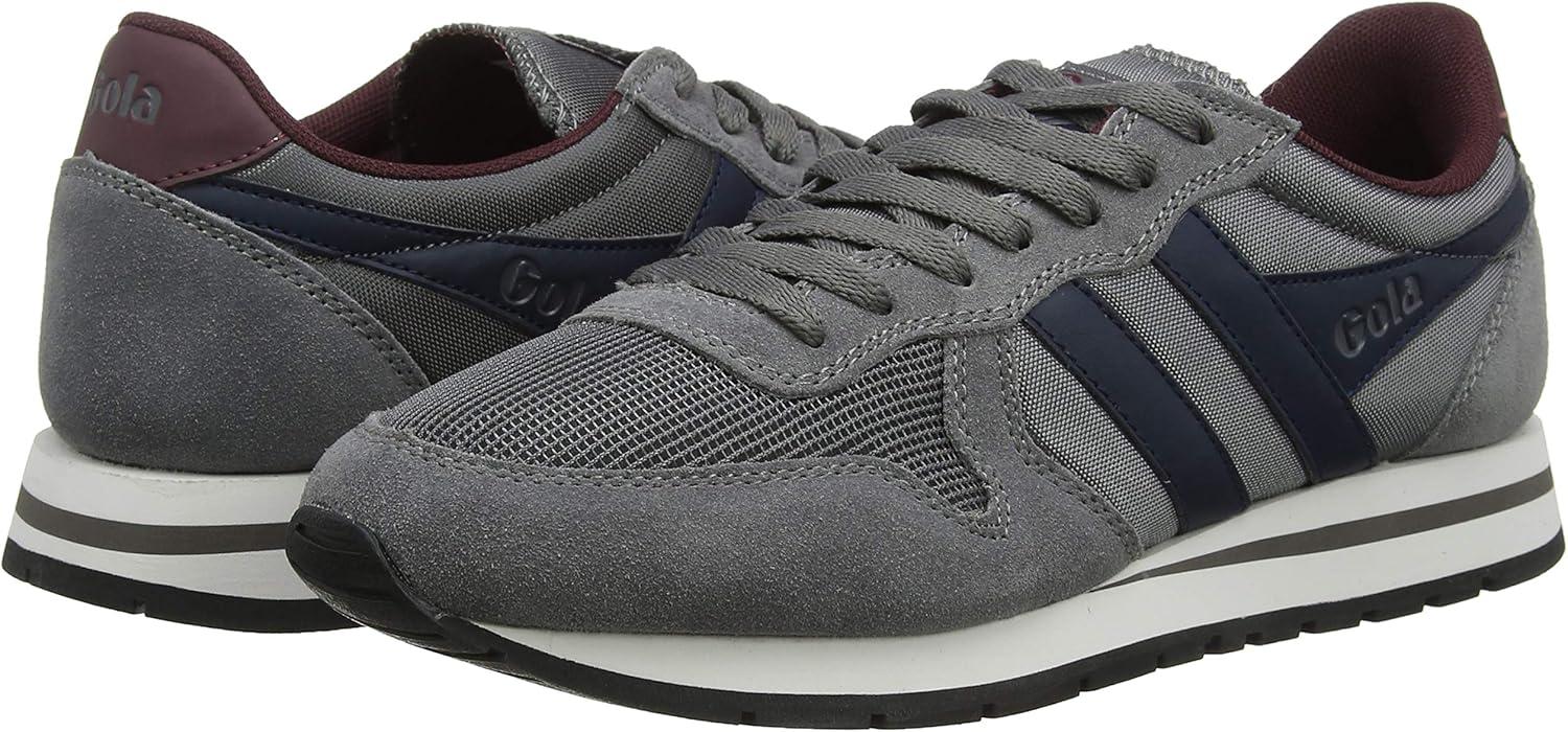 image:imageGola Womens Coaster High Fashion SneakerGrey Ash Navy Burgundy Gx