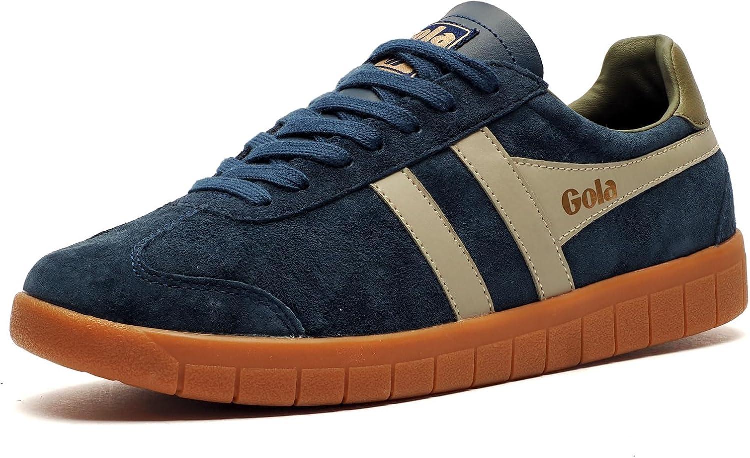 image:imageGola Womens Coaster High Fashion SneakerNavyFeather GreyKhakiGum