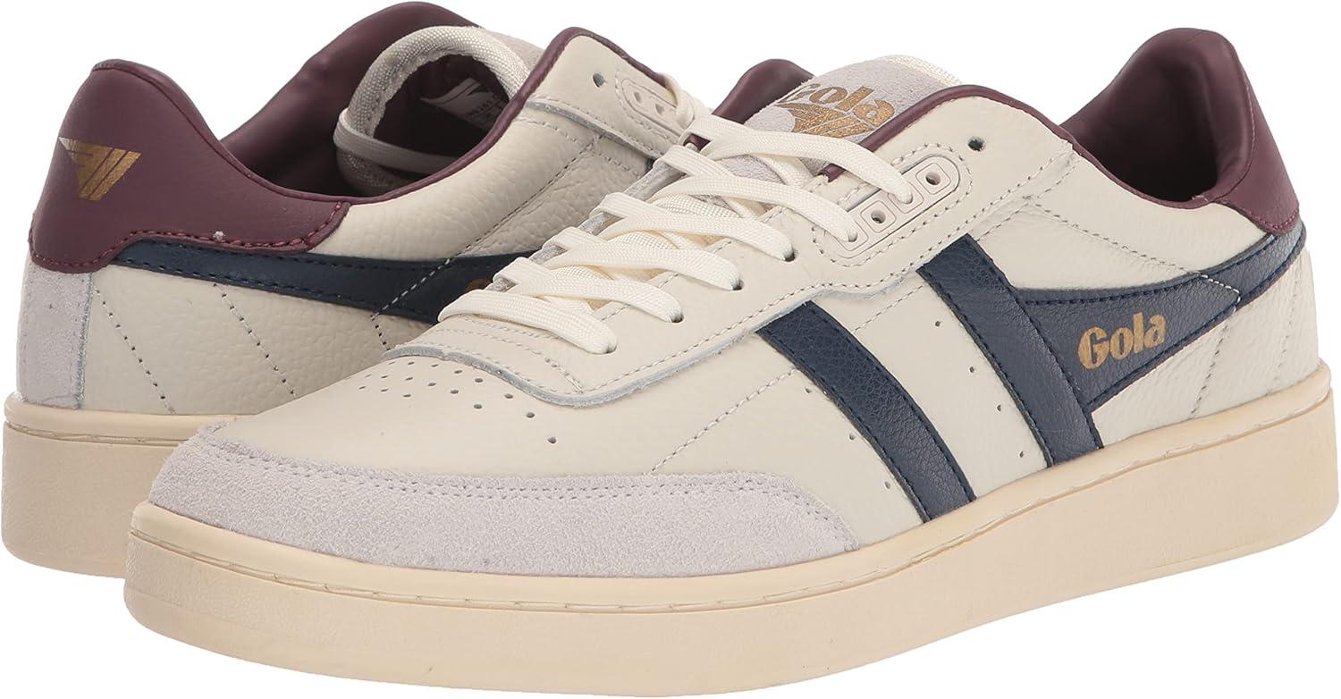 image:imageGola Womens Coaster High Fashion SneakerOff White Navy Burgundy