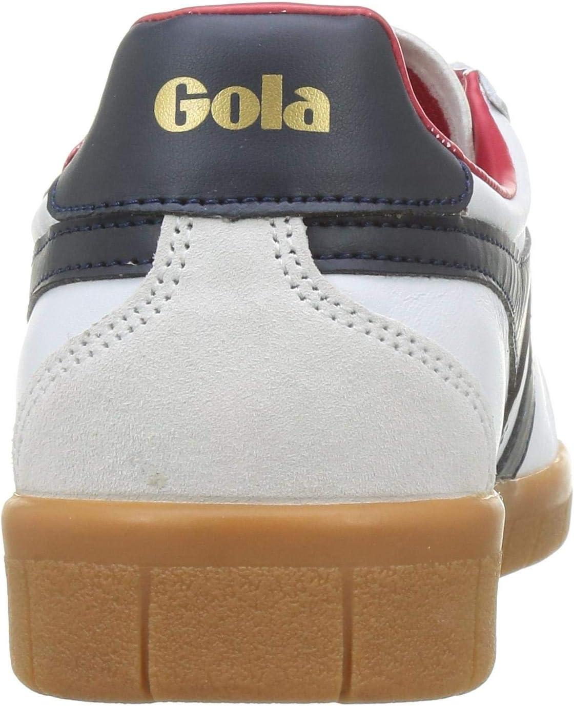 image:imageGola Womens Coaster High Fashion SneakerWhite Navy Deep Red Gum