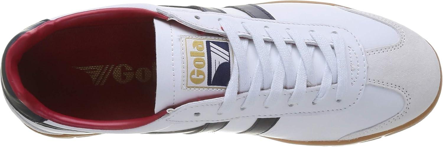 image:imageGola Womens Coaster High Fashion SneakerWhite Navy Deep Red Gum