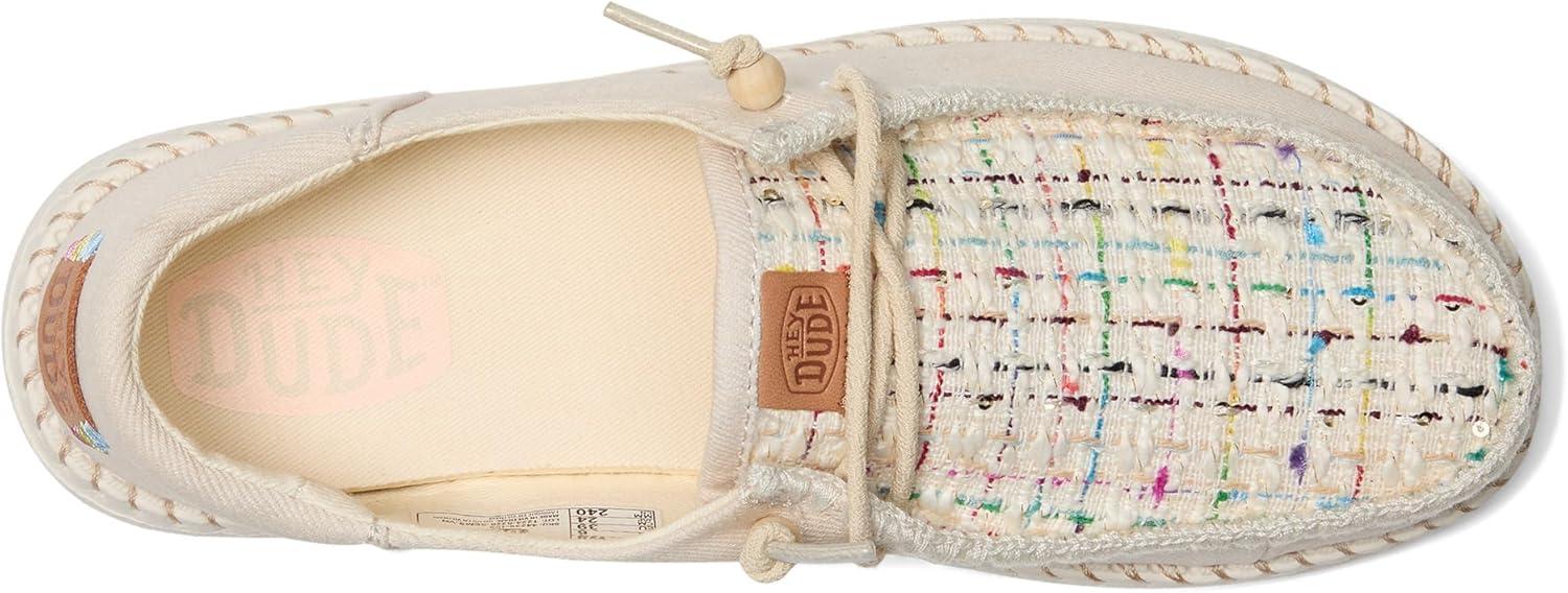 image:imageHEYDUDE Womens Wendy Funk Crafted TweedIvory