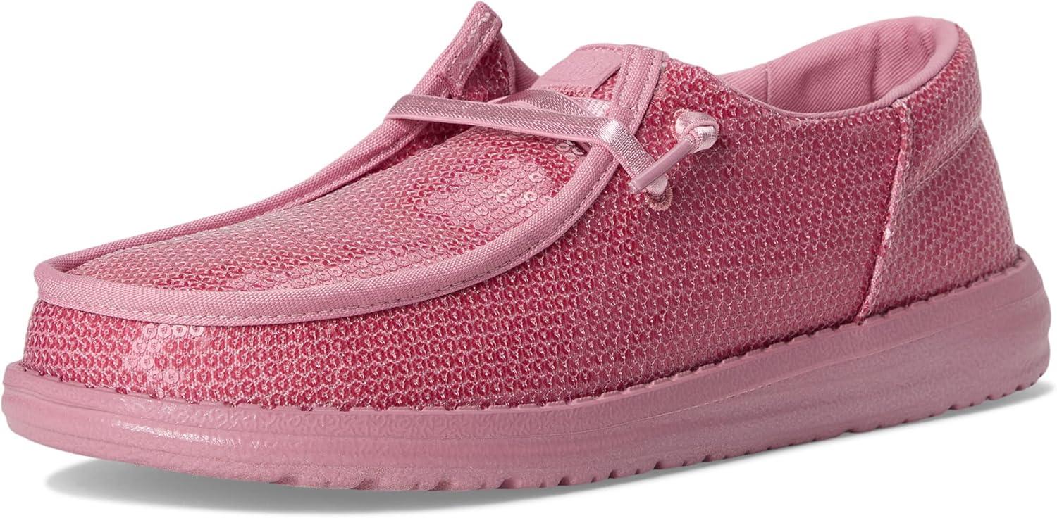 image:imageHEYDUDE Womens Wendy Funk Mono SequinFoxglove Pink