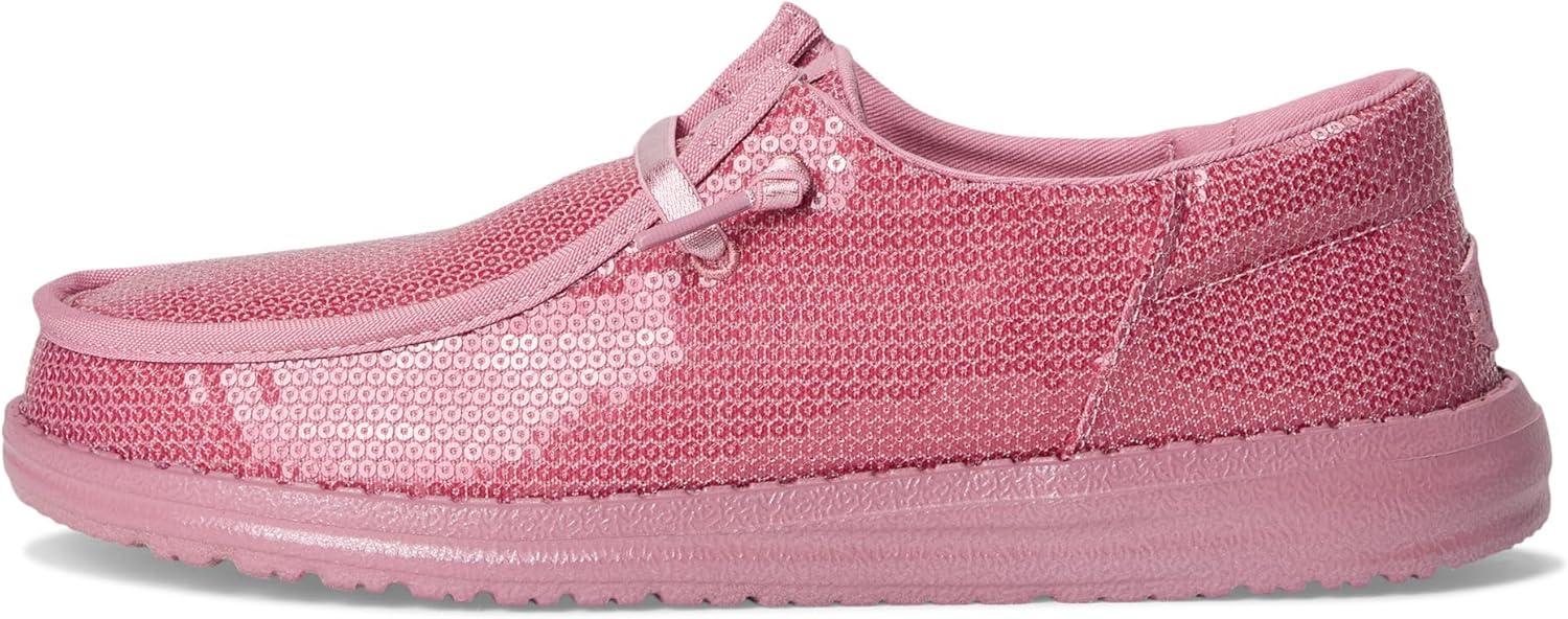 image:imageHEYDUDE Womens Wendy Funk Mono SequinFoxglove Pink