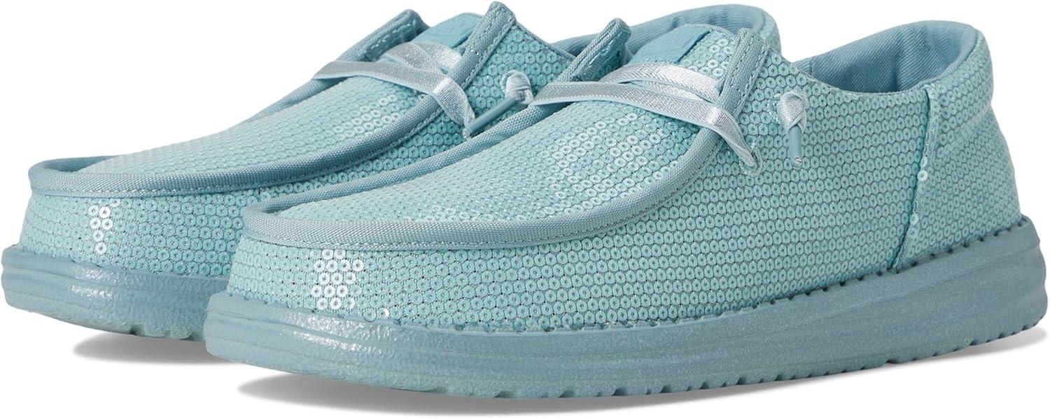 image:imageHEYDUDE Womens Wendy Funk Mono SequinTourmaline Blue
