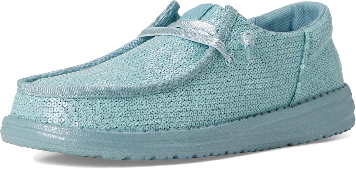 image:imageHEYDUDE Womens Wendy Funk Mono SequinTourmaline Blue