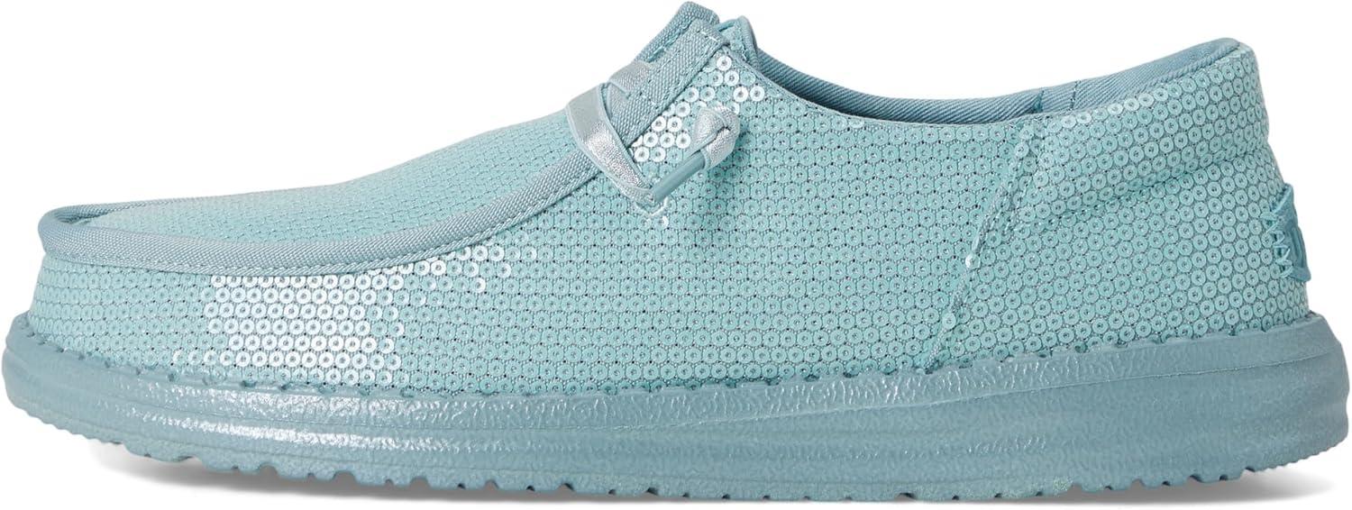 image:imageHEYDUDE Womens Wendy Funk Mono SequinTourmaline Blue