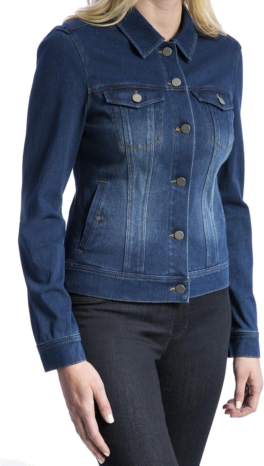image:imageLiverpool Womens Classic Jean JacketAdmiral Blue