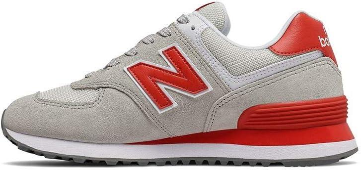image:imageNew Balance Womens 574Grey Grey Red Grey Red
