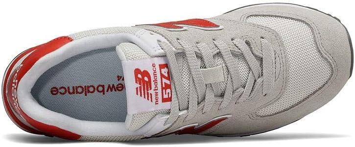 image:imageNew Balance Womens 574Grey Grey Red Grey Red