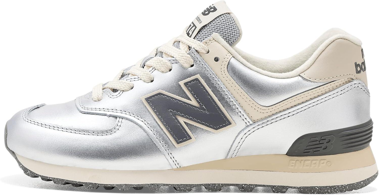 image:imageNew Balance Womens 574Metallic SilverArtic Grey