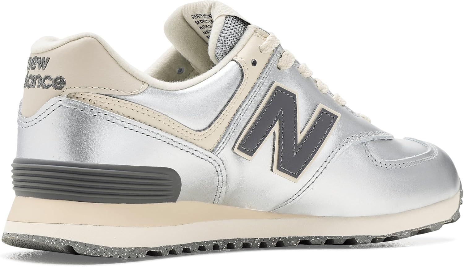 image:imageNew Balance Womens 574Metallic SilverArtic Grey