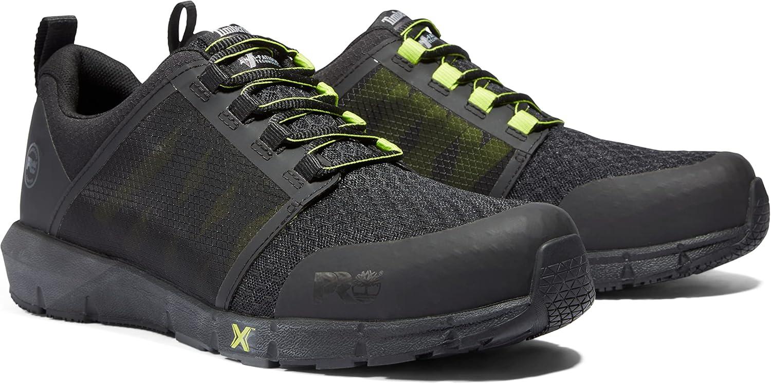 image:imageTimberland PRO Mens Powertrain Alloy Toe Safety ShoesBlackHighvis2024 New
