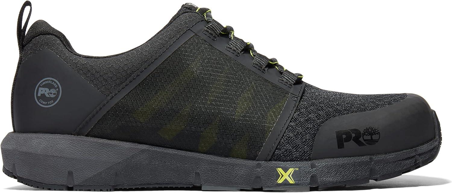 image:imageTimberland PRO Mens Powertrain Alloy Toe Safety ShoesBlackHighviz