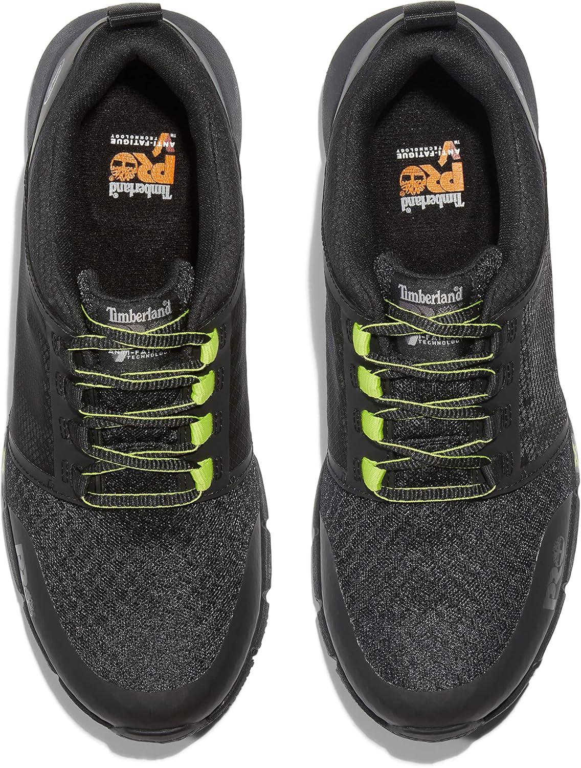 image:imageTimberland PRO Mens Powertrain Alloy Toe Safety ShoesBlackHighviz