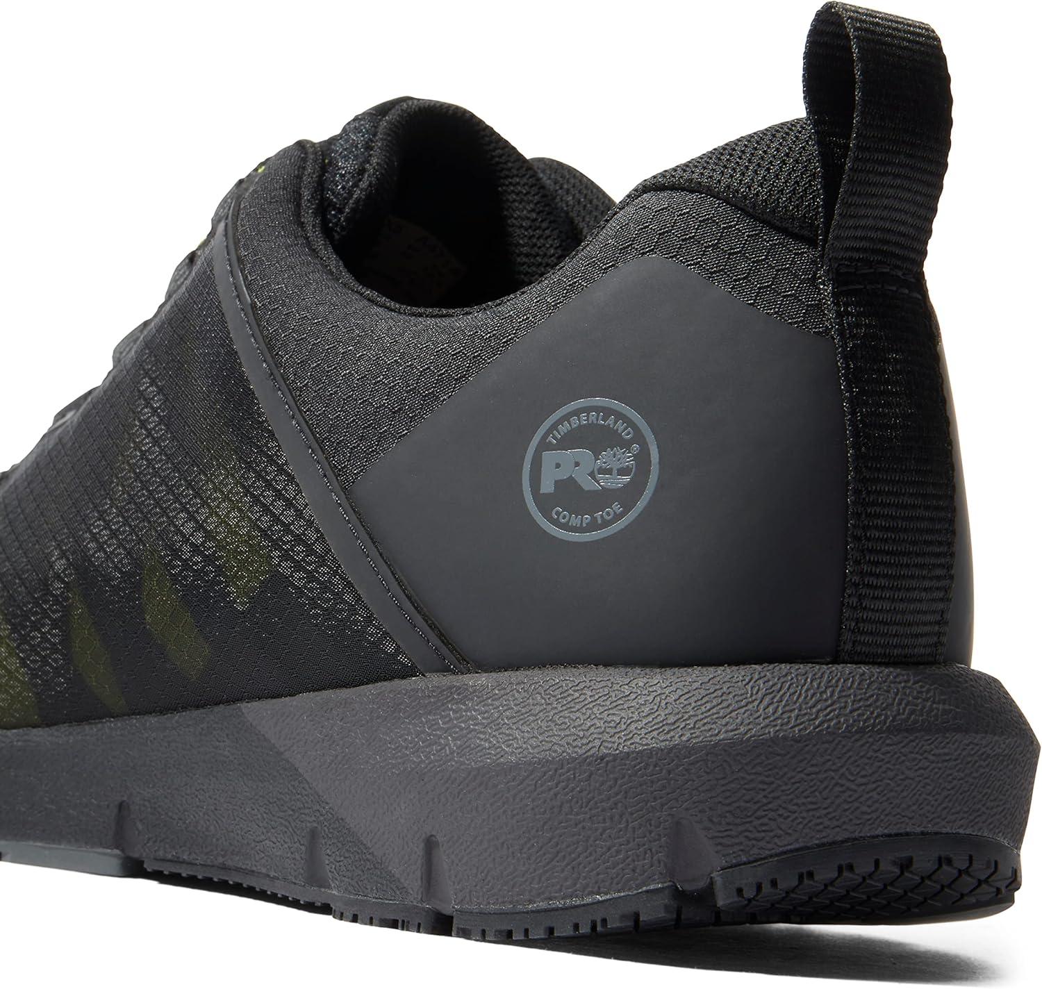 image:imageTimberland PRO Mens Powertrain Alloy Toe Safety ShoesBlackHighviz