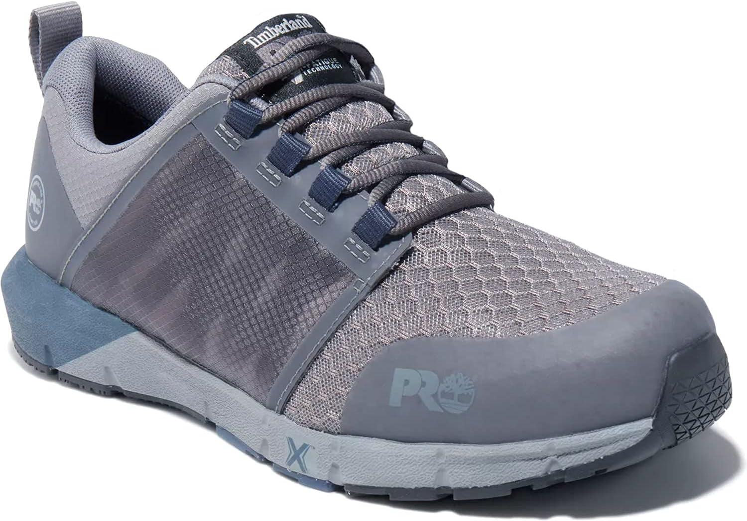 image:imageTimberland PRO Mens Powertrain Alloy Toe Safety ShoesGreyNavy V1