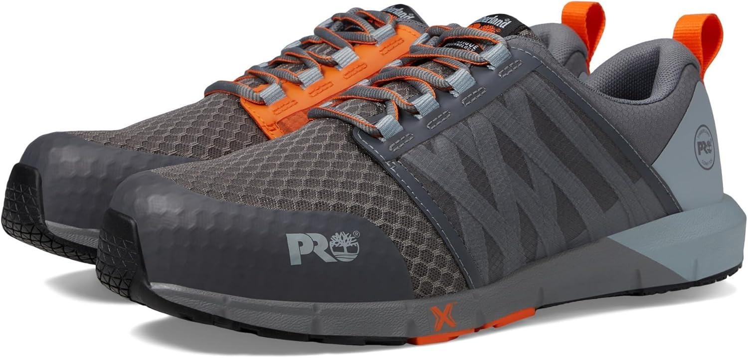 image:imageTimberland PRO Mens Powertrain Alloy Toe Safety ShoesGreyOrange 1