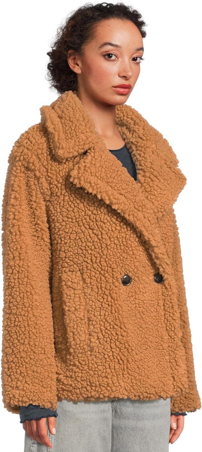 image:imageUGG Womens Gertrude Short Teddy CoatChestnut