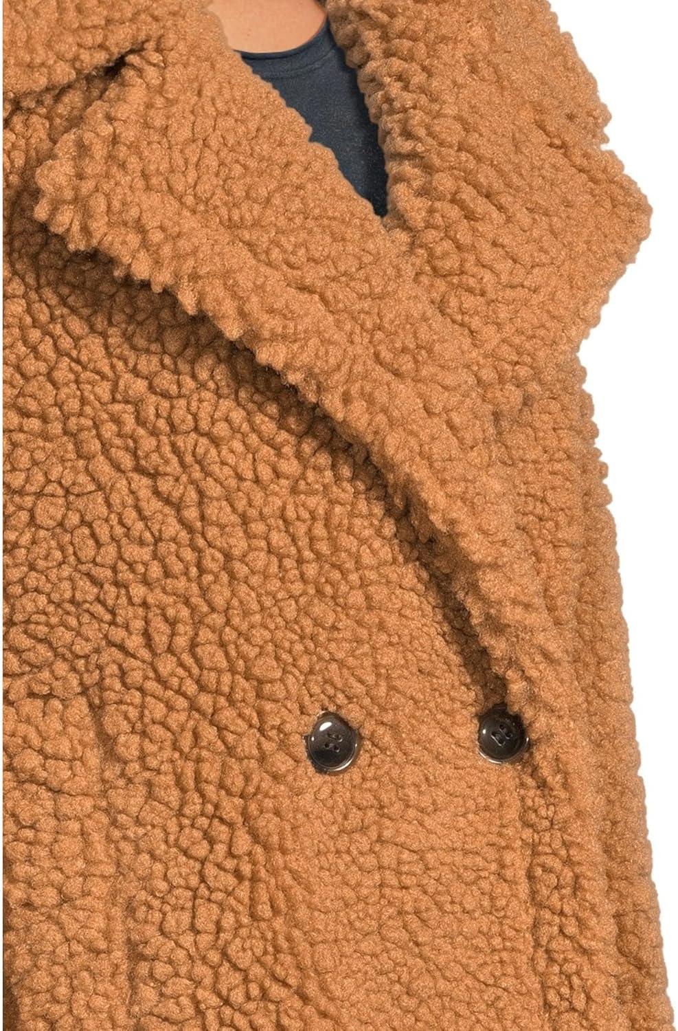 image:imageUGG Womens Gertrude Short Teddy CoatChestnut
