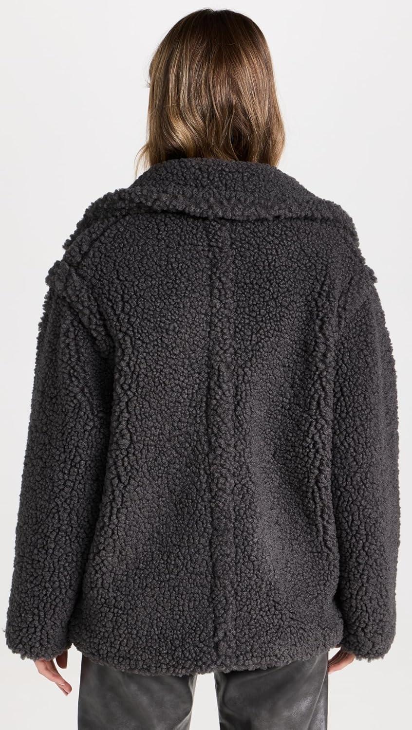 image:imageUGG Womens Gertrude Short Teddy CoatInk
