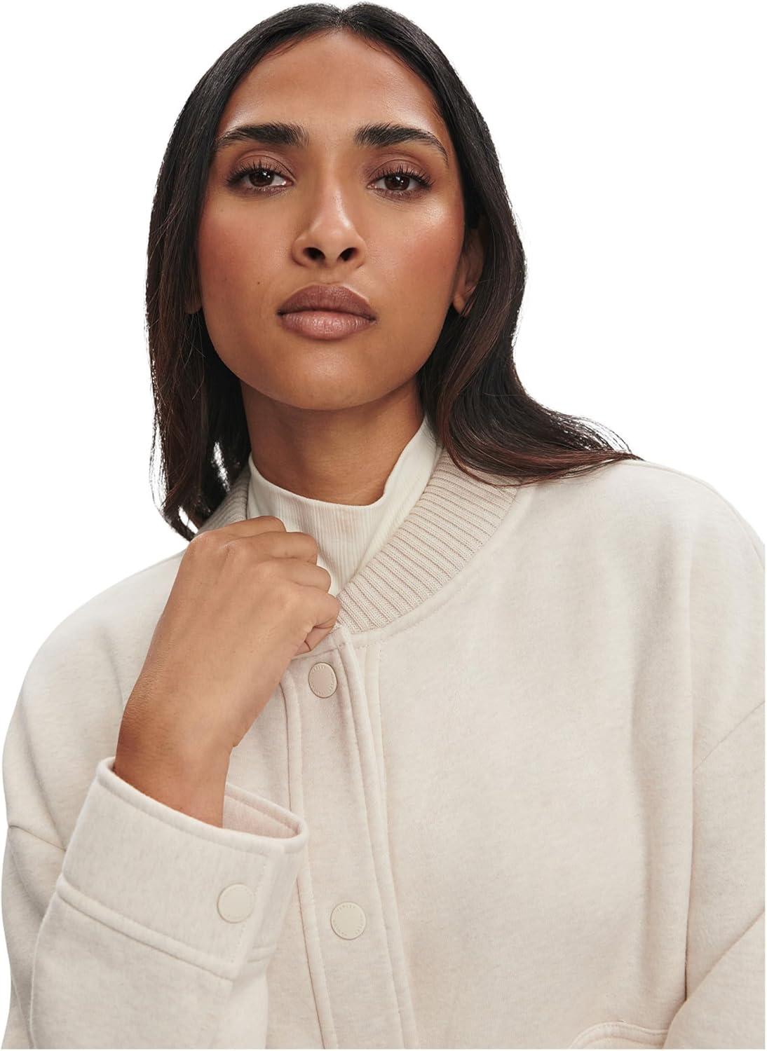 image:imageVarley womens Khai Cropped JacketBirch Marl