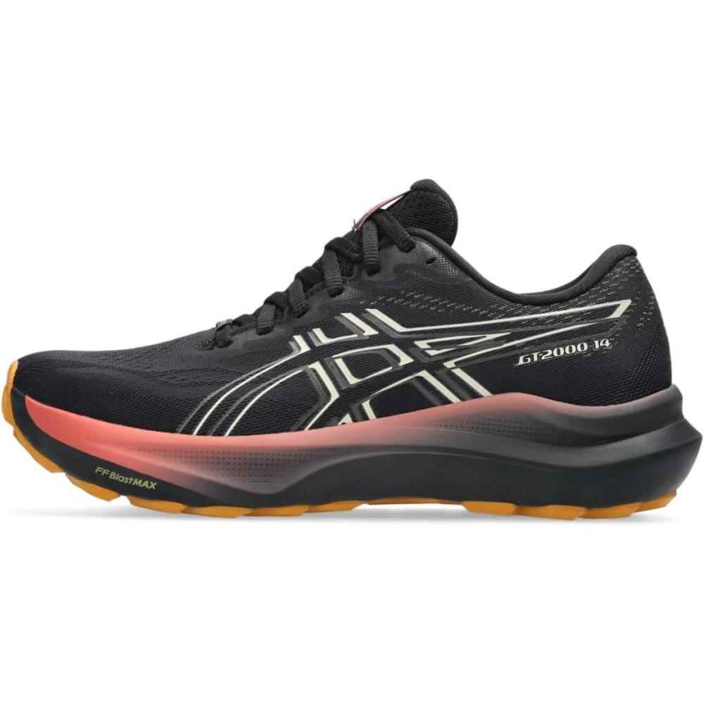image:imageASICS Womens GT2000 14 Running ShoesBlackVanilla