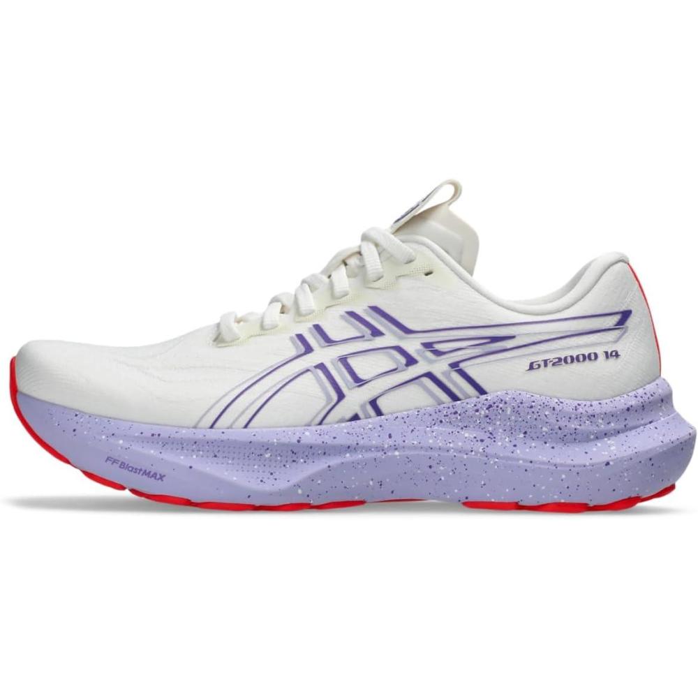 image:imageASICS Womens GT2000 14 Running ShoesCreamEdo Purple